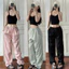 Quần jogger cạp chun dây rút .Quần ống rộng trơn dáng suông nhiều màu phong cách cá tínhn