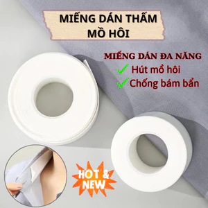 Cuộn băng keo dán cổ áo thấm hút mồ hôi chống bám bẩn. Miếng dán cổ áo sơ mi chống bẩn mũ, tay áo