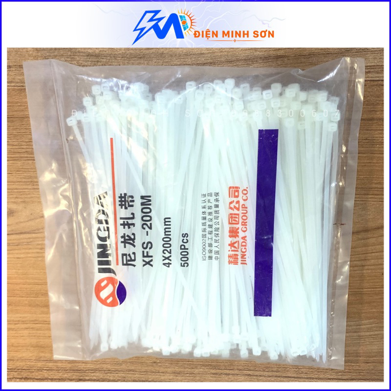 Dây Thít Nhựa Bó 100c Đủ Cỡ Màu Đen Trắng, Dây Rút Lạt Nhựa Tolga ...