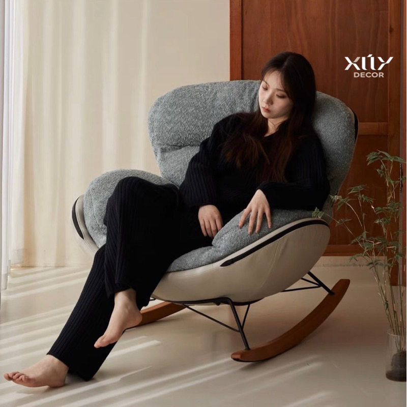 Ghế thư giãn bập bênh Cloud Rocking Chair nhập khẩu cao cấp | Shopee ...