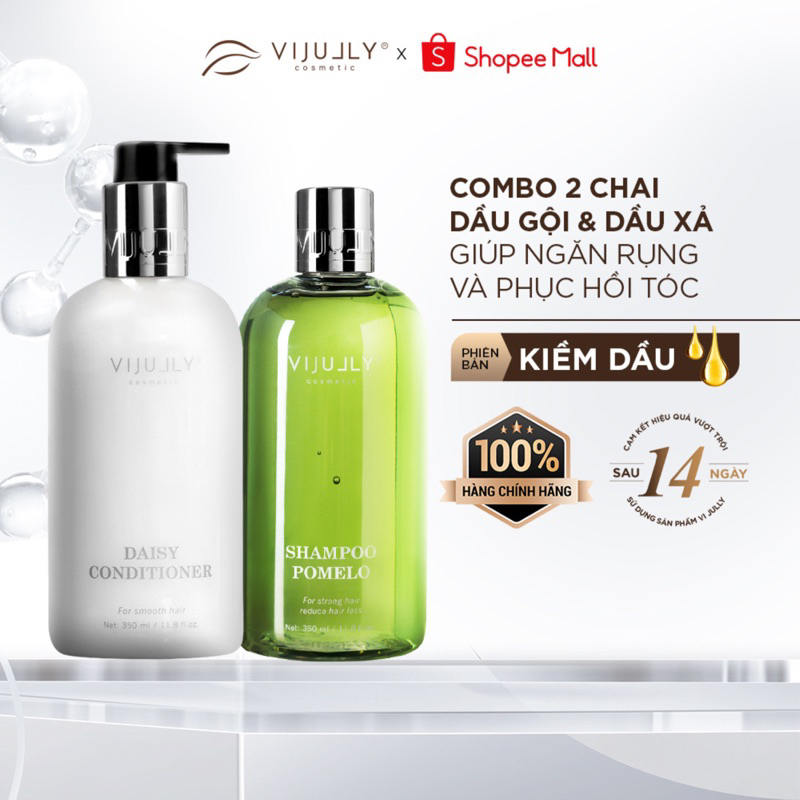 Ảnh Bộ Gội Xả Ngăn Rụng - Phục Hồi Tóc ViJully Cosmetic 2