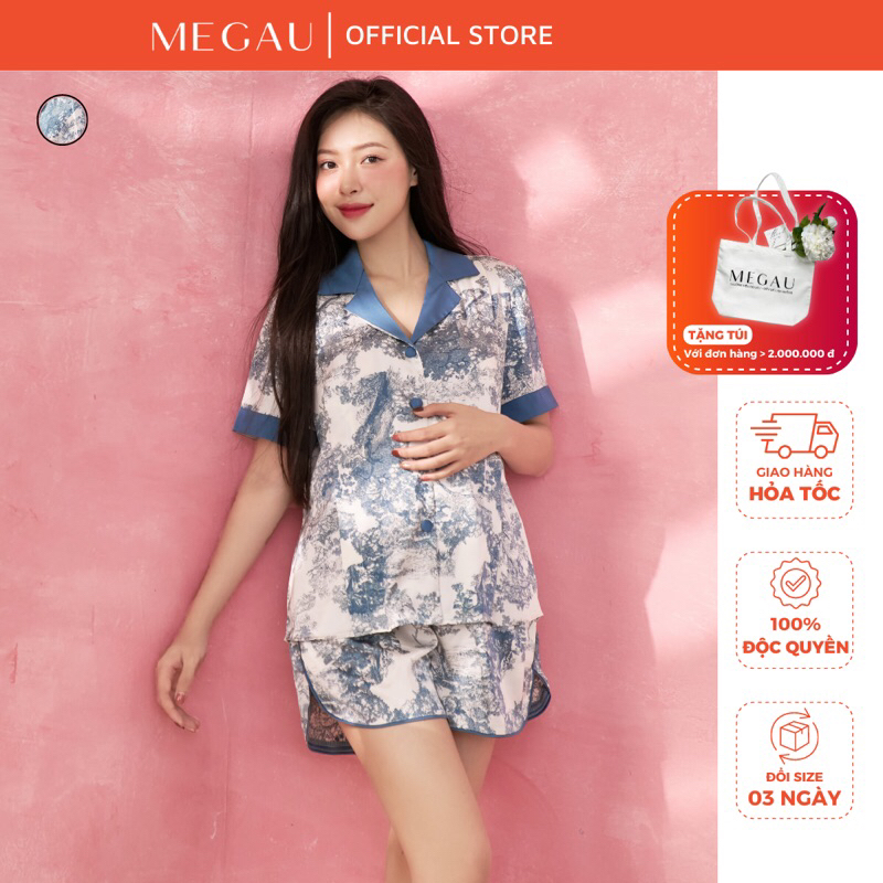 JACQUES – Set đồ ngủ cộc cho mẹ bầu và sau sinh thương hiệu MEGAU