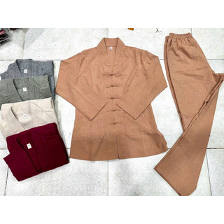La Hán Nữ Vải LiNen Cao Cấp # Đồ Lam Đi Chùa