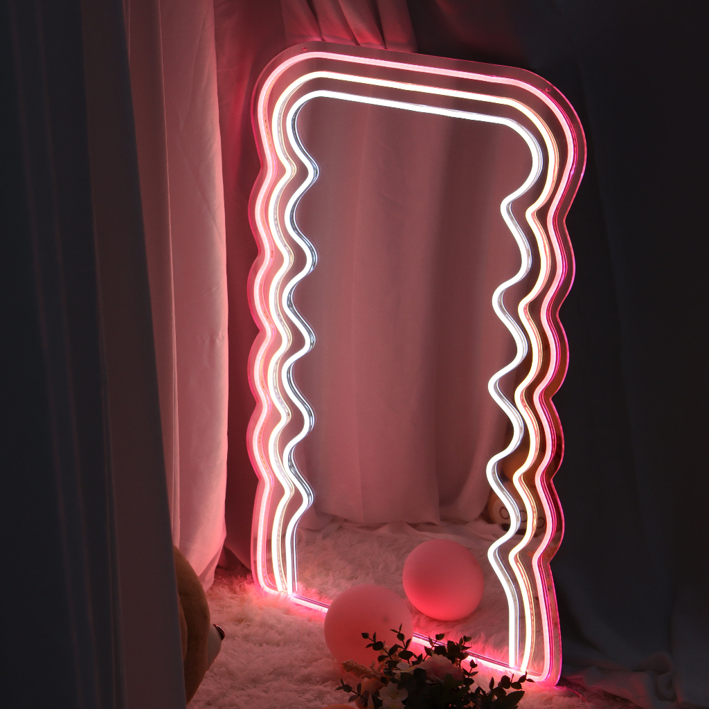 Gương Led Neon Trang Trí Phòng, Gương Selfie