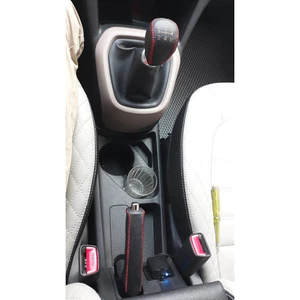 Bọc cần số phanh tay các đời xe Hyundai I10 số sàn (2014-2024) bằng da bò thật