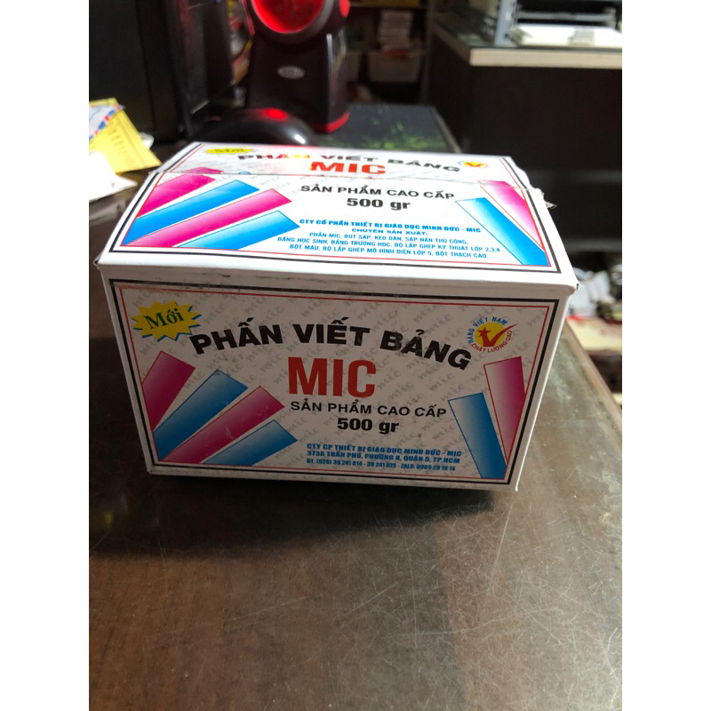 PHẤN TRẮNG MÍC HỘP 100 VIÊN - VPP QUỐC HUY