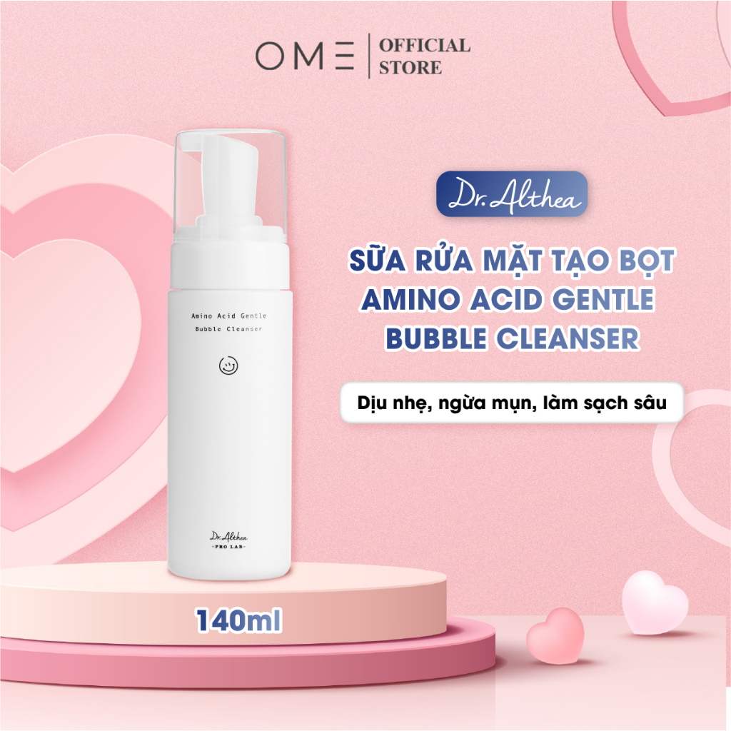 Sữa Rửa Mặt Tạo Bọt Làm Sạch Sâu, Dịu nhẹ Amino Acid Gentle Bubble