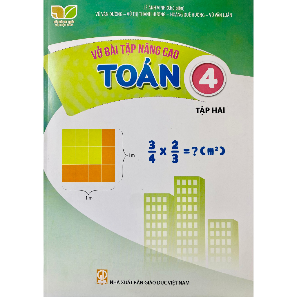 Sách - Combo 2 cuốn Vở bài tập nâng cao Toán lớp 4 tập 1+2 (Kết nối tri ...