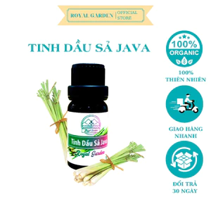 Tinh Dầu Sả Java Royal 10ml 50ml Nguyên Chất Giảm Stress Khử Mùi Chống Say Xe Hàng Chính Hãng