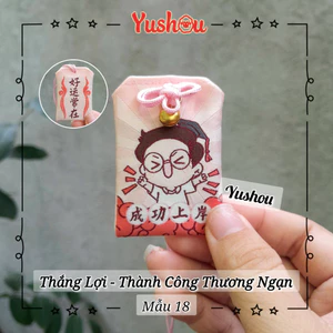 Túi Phước Yushou Thắng Lợi Mẫu 18 - Thành Công Thương Ngạn - Kiểu Omamori Nhật, Có sẵn, Quà tặng ý nghĩa.