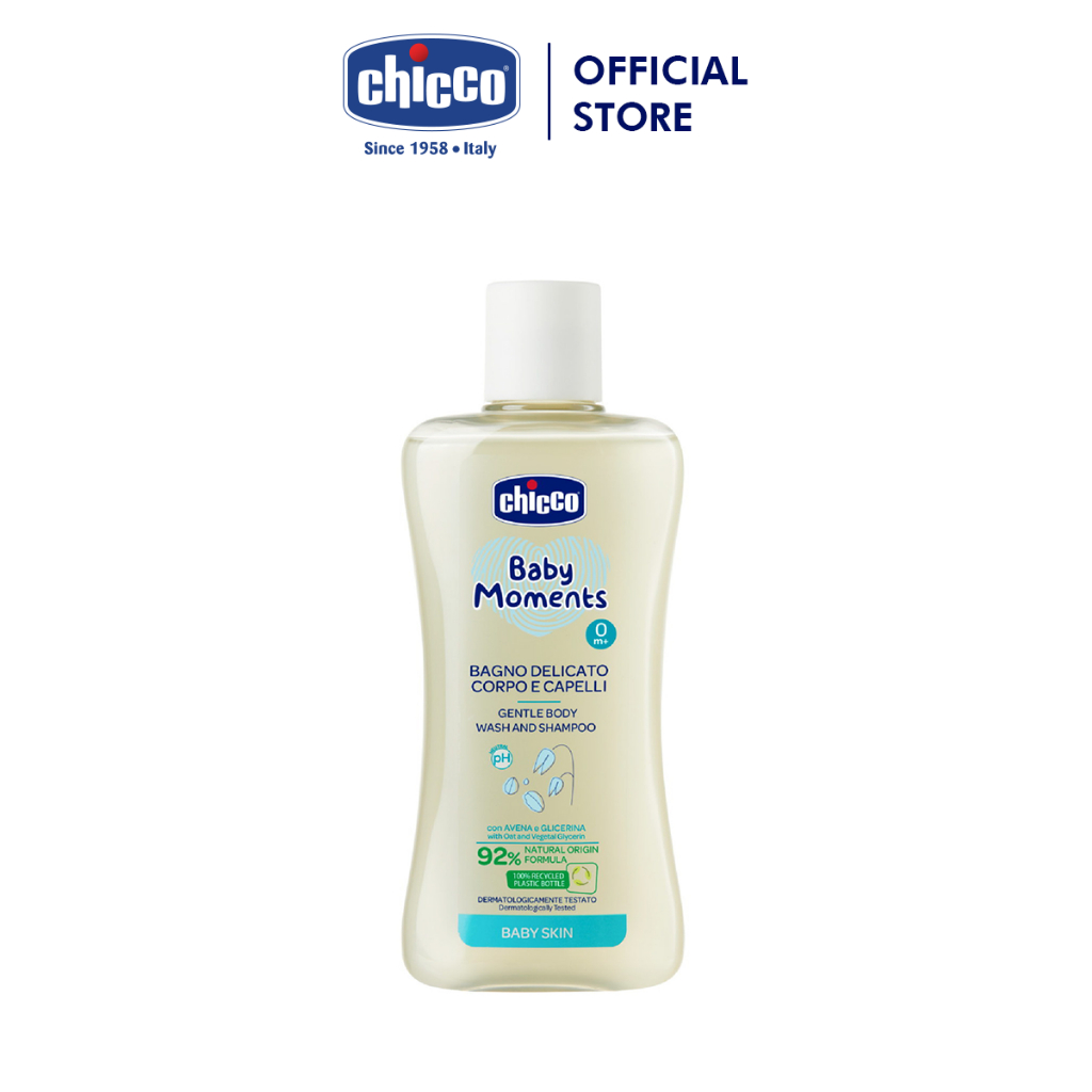 Sữa tắm gội chiết xuất Yến mạch Chicco 0M+ 200ml/500ml