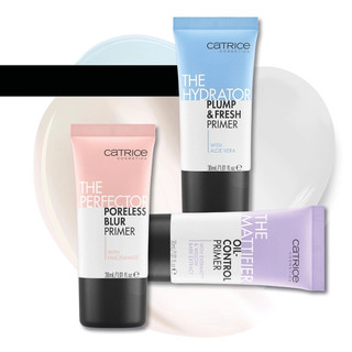 Kem Lót Kiềm Dầu Dưỡng Ẩm Che phủ làm mờ lỗ chân lông làm đều màu da CATRICE Primer - 30ml hàng đức chuẩn