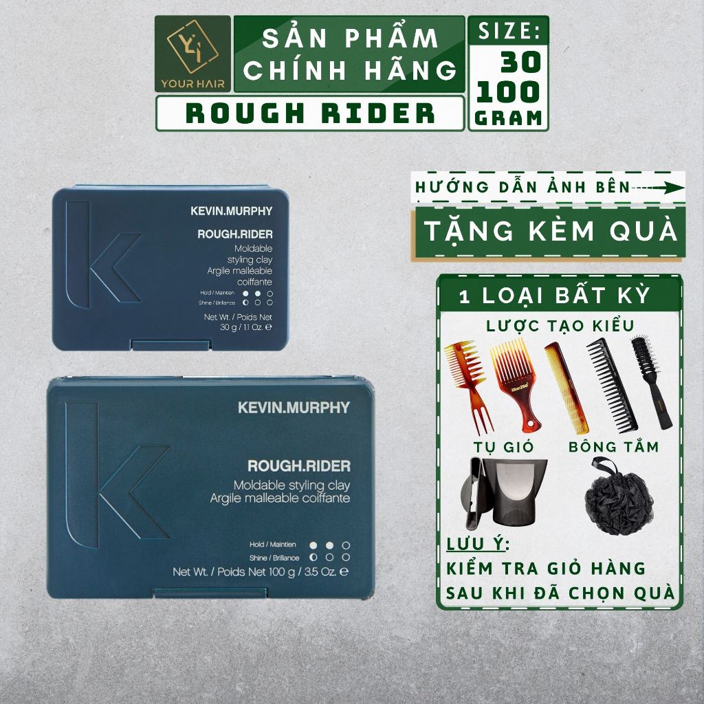 Sáp vuốt tóc Kevin Murphy Rough Rider - 30g & 100g | Shopee Việt Nam