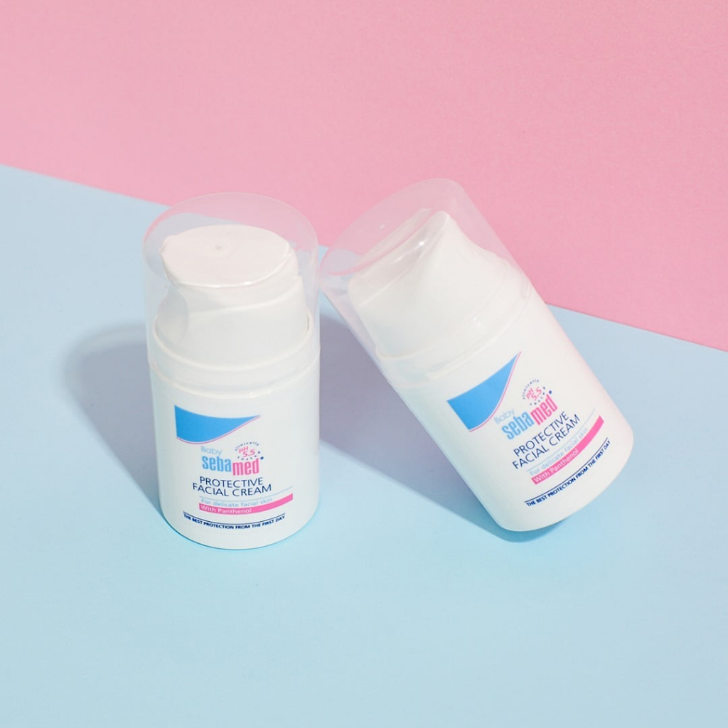 Ảnh Kem dưỡng ẩm ngừa chàm sữa, khô da cho bé Baby Sebamed Protective Facial Cream (50ml) 3