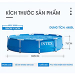 Bể bơi khung kim loại chữ nhật INTEX chính hãng, nhiều kích thước — ảnh 6