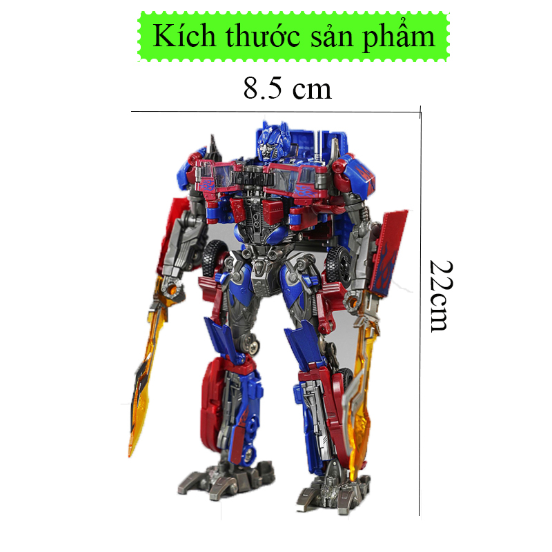 Ảnh Đồ chơi robot biến hình Transformer Optimus Blumbee KAVY chất liệu hợp kim và nhựa, kích thước lớn 2
