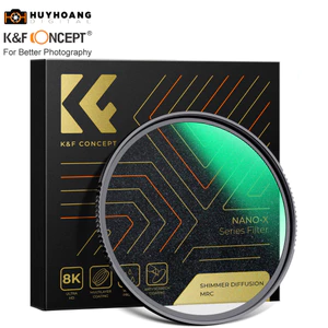 Kính lọc FIlter K&F Concept Series Nano-X Shimmer Diffusion Mist 1| Kháng nước, chống xước, khả năng quay 8k không mờ