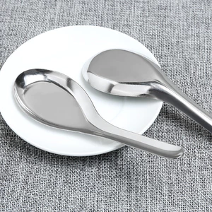 Thìa phở inox hình hoa sen hàng inox dầy đẹp