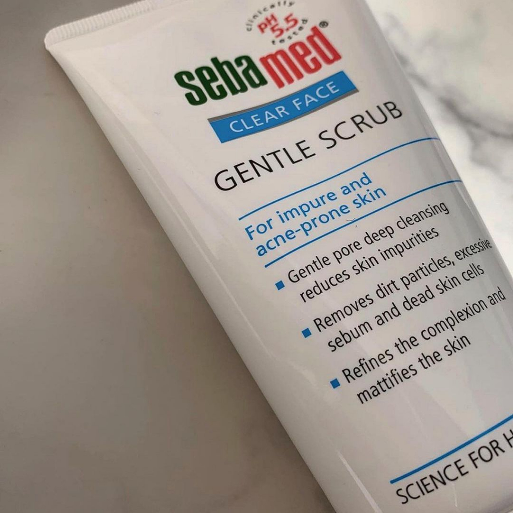 Ảnh Tẩy tế bào chết Sebamed Clear Face Gentle Scrub pH5.5 (150ml) 4