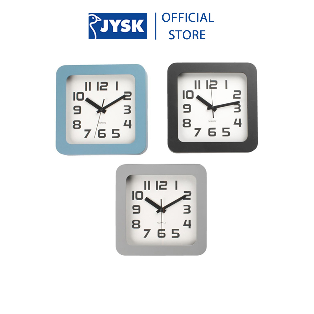 [Mã BMLT35 giảm đến 35K đơn 99K] Đồng hồ treo tường | JYSK Sigvart | nhựa | nhiều màu | 23x23x4cm