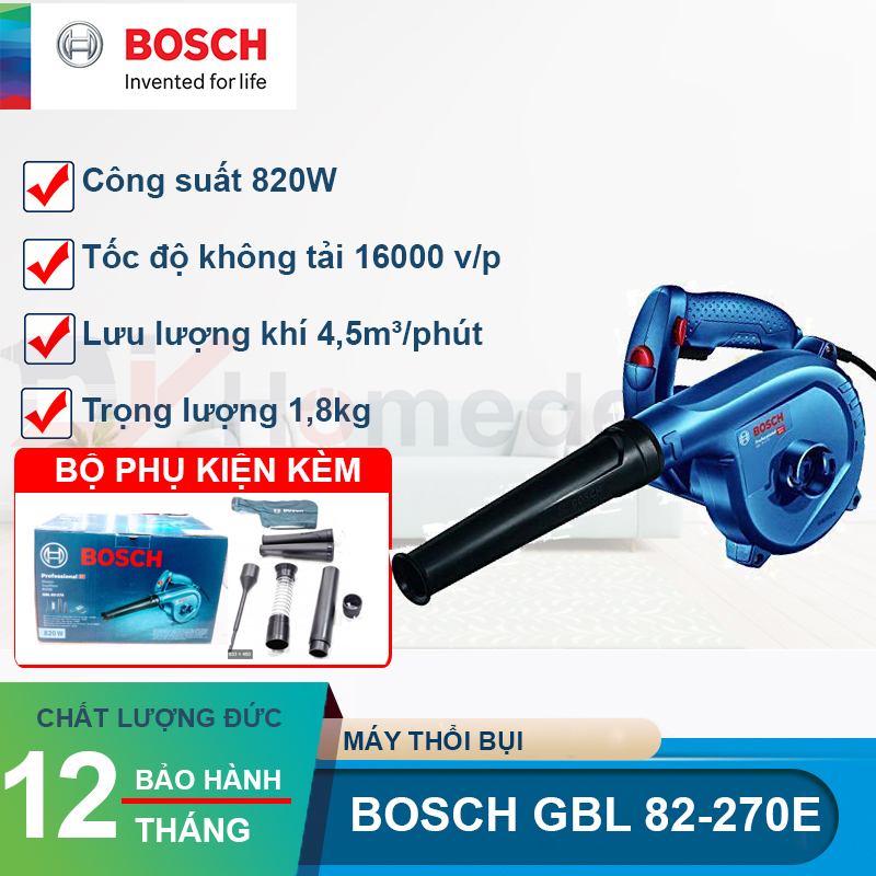 [Mã BMLTB200 giảm đến 100K đơn 499K] Máy thổi bụi Bosch GBL 82-270