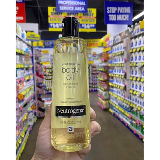 Dầu dưỡng body oil của Neutrogena Light Seasame Formula