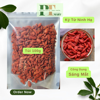 KỶ TỬ NGỌT NINH HẠ, TO, ĐỎ ĐẬM, DẺO. Nấu chè dưỡng nhan, trà dưỡng sinh, hầm canh, nấu cháo ==>
