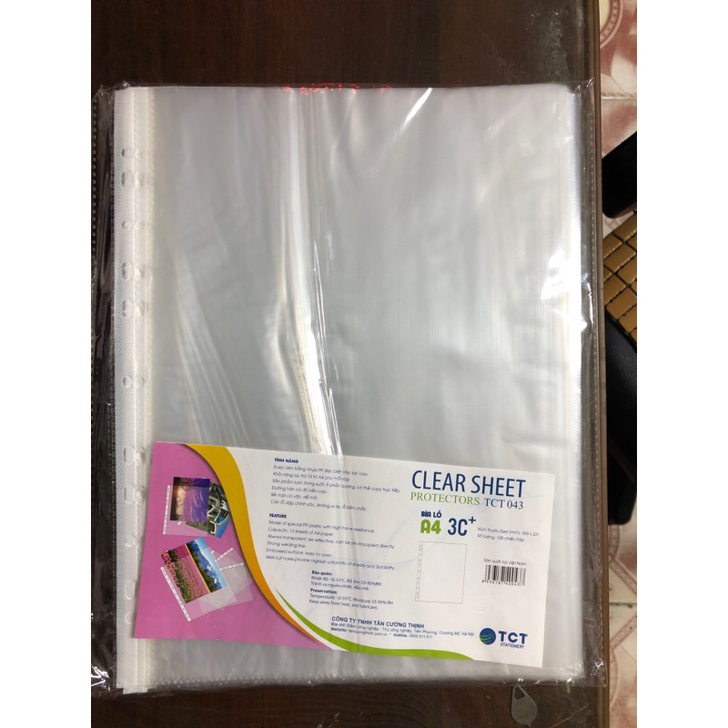 TÚI SƠ MI 11 LỖ 3C TCT - VPP QUỐC HUY