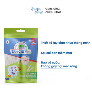 Combo 2 Túi Tăm Chỉ Nha Khoa TAMCHI Slim Sợi Chỉ Đơn gói 50 cái TCSL001 Lựa Chọn Hoàn Hảo Cho Sức Khỏe Răng Miệng