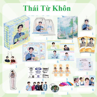 (sẵn-mới) Hộp quà Thái Từ Khôn Hộp quà tặng vuông đặc biệt 15 món