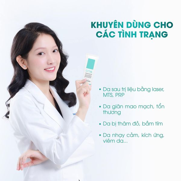 Kem Dưỡng Phục Hồi Ahohwa Vitamin K Cream - Phục Hồi Da Mỏng Đỏ, Giãn Mao Mạch, Làm Dịu Da, Mờ Sẹo