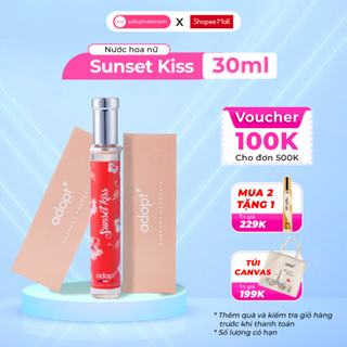 Nước hoa nữ Adopt Sunset Kiss tinh dầu thơm chính hãng Pháp nữ tính nhẹ nhàng sự lựa chọn hoàn hảo cho nàng