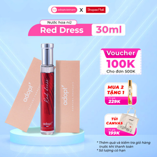 Nước hoa nữ Adopt’ Red Dress tinh dầu thơm chính hãng Pháp lưu hương đến 12 tiếng ngọt ngào tình khiết quyến rũ
