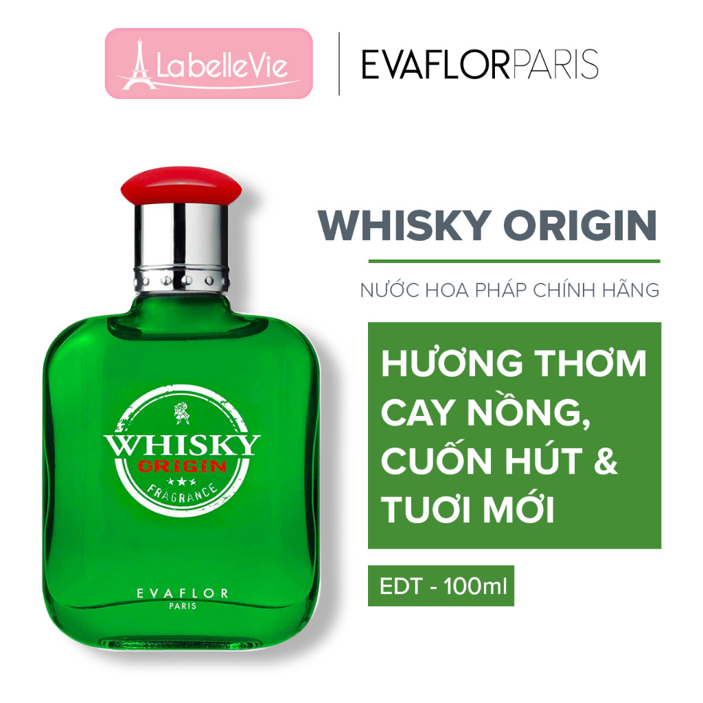 Ảnh Nước hoa nam Evaflor Whisky Origin chính hãng Pháp hương thơm cay nồng cuốn hút 100ml 3