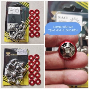 BỘ ỐC ÁO SALAYA, THÁI CHO (Dr, AB, VISION, VARIO, FULED, EXCITER, SIRIUS)