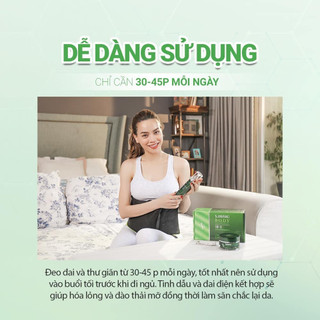 [BH 1đổi 1 ] Bộ đai ủ nóng Slimming Body 2 SB-ll cải tiến ủ nóng tan mỡ giảm mỡ TẶNG ĐAI NỊT BỤNG