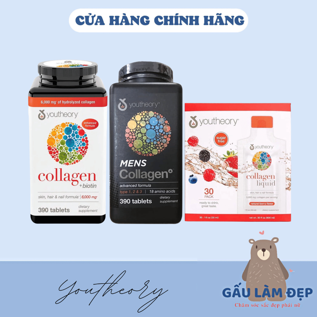 Viên Uống Tăng Collagen Youtheory Mỹ | Shopee Việt Nam