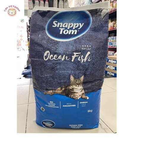 Thức Ăn Hạt Snappy Tom Mix Cá Cơm Topping Cho Mèo Túi 1,5kg - Túi Chiết ...