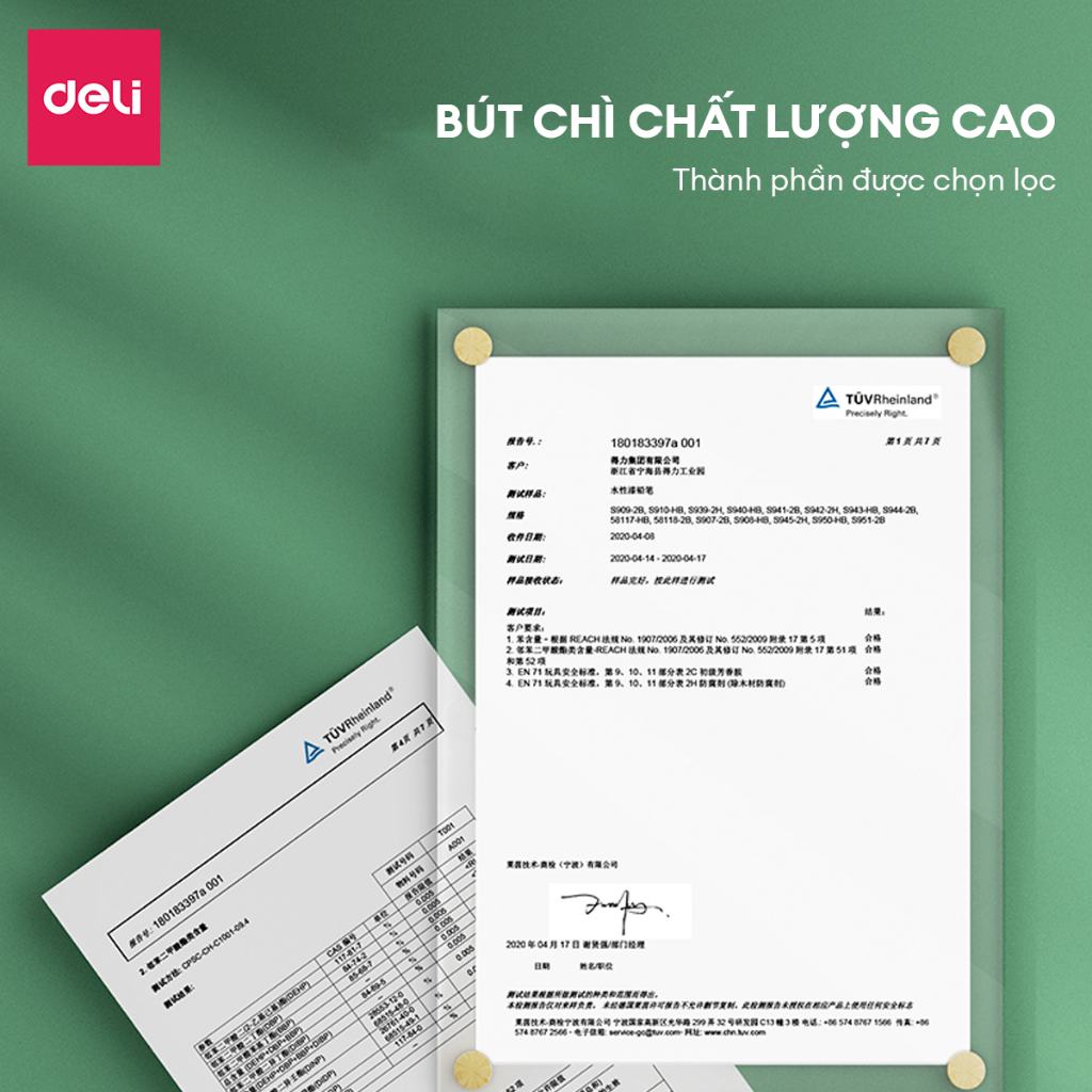 Hộp 30 bút chì HB 2B Deli - Chì đen đậm đều nhạy với máy chấm thi An toàn luyện viết chữ vẽ mỹ thuật phác thảo