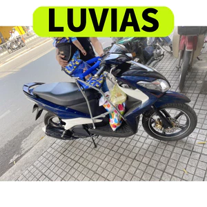 Ghế ngồi xe máy Luvias , ghế ga xếp sắt sơn tĩnh điện gấp gọn , AN TOÀN CHO BÉ