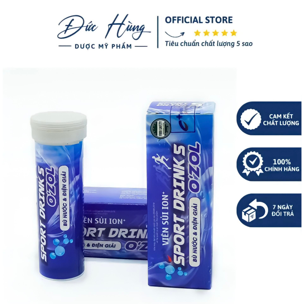 Viên sủi Sprot Drink 5 - Bù điện giải,Bù khoáng, Bù nước