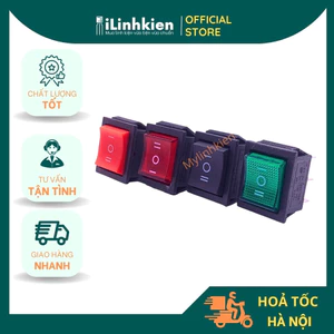 Công tắc bập bênh KCD4 6 chân 3 chế độ 15A/250V chất lượng cao.