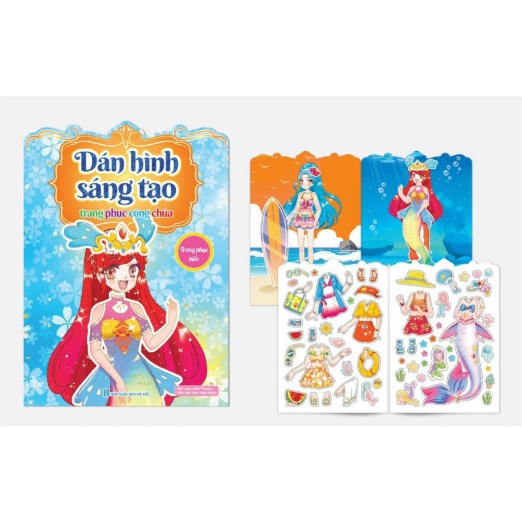 Sách - Tô màu Siêu Nhân, Tô màu Công Chúa Dành cho bé 2-6 tuổi (6 Cuốn)