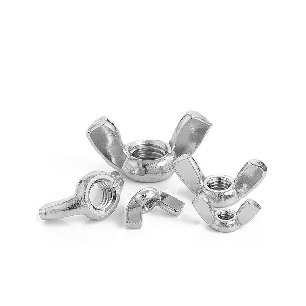 Đai ốc cánh bướm vặn tay INOX 304 - Tán chuồn các loại size M3 M4 M5 M6 ...