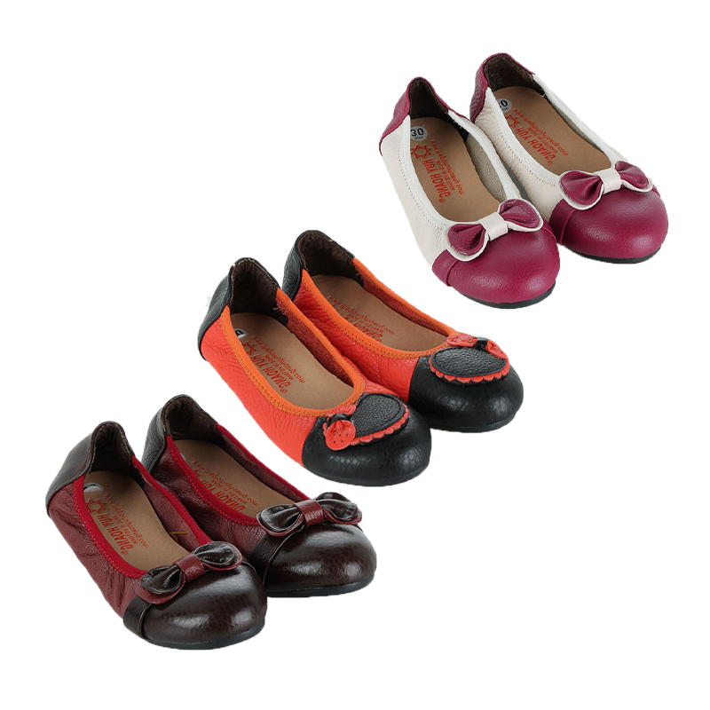 Giày trẻ em nữ Huy Hoàng da bò phối nhiều màu HP7863-64-65