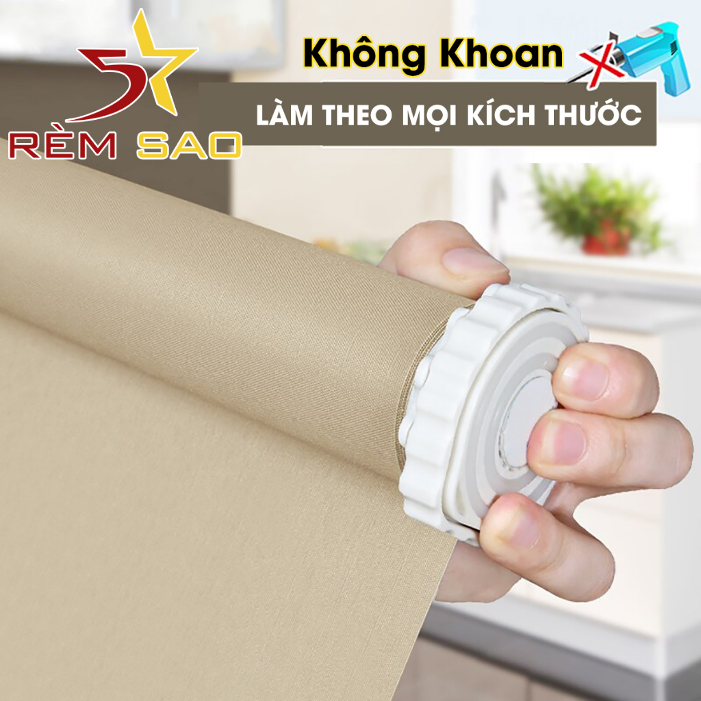 Rèm Cuốn Không Khoan, Rèm Chống Nắng Cản Sáng 100% Văn Phòng, Phòng Ngủ ...
