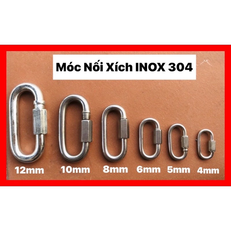 Móc Nối Xích INOX 304 phi 12 ( Khoá Xích ) | Shopee Việt Nam