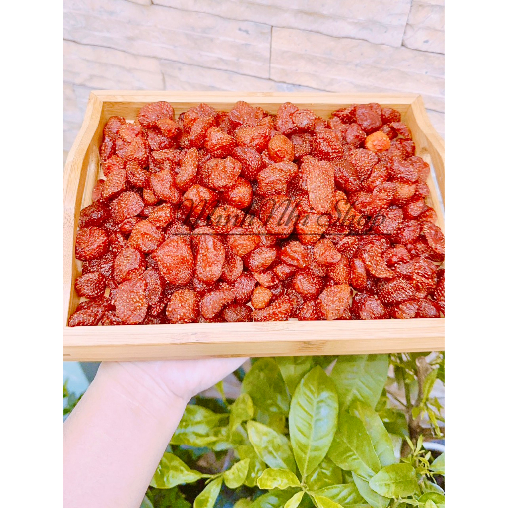 500 GRAM DÂU SẤY DẺO CHUA NGỌT , KHÔNG ĐƯỜNG , GIẢM CÂN