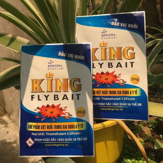 Combo 3 Gói King Fly Bait 20g - Diệt Ruồi Tận Gốc, Hiệu Quả Cao