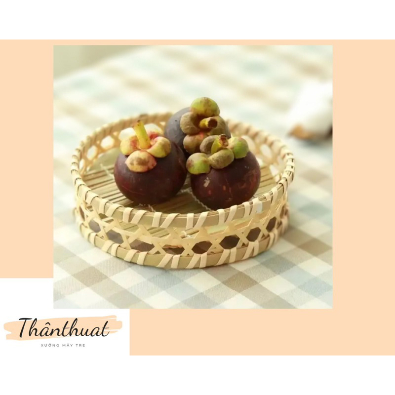 Giỏ tre mắt cáo, giỏ tre đựng đồ ăn, đĩa tre đựng hoa quả | Shopee Việt Nam